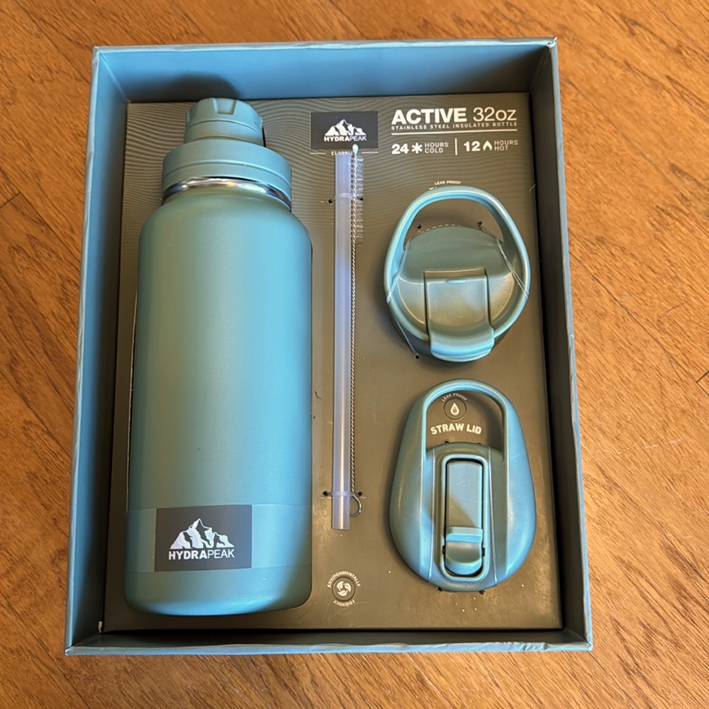 NEW Hydrapeak Active 32oz stainless steel thermos 💦 💦💧